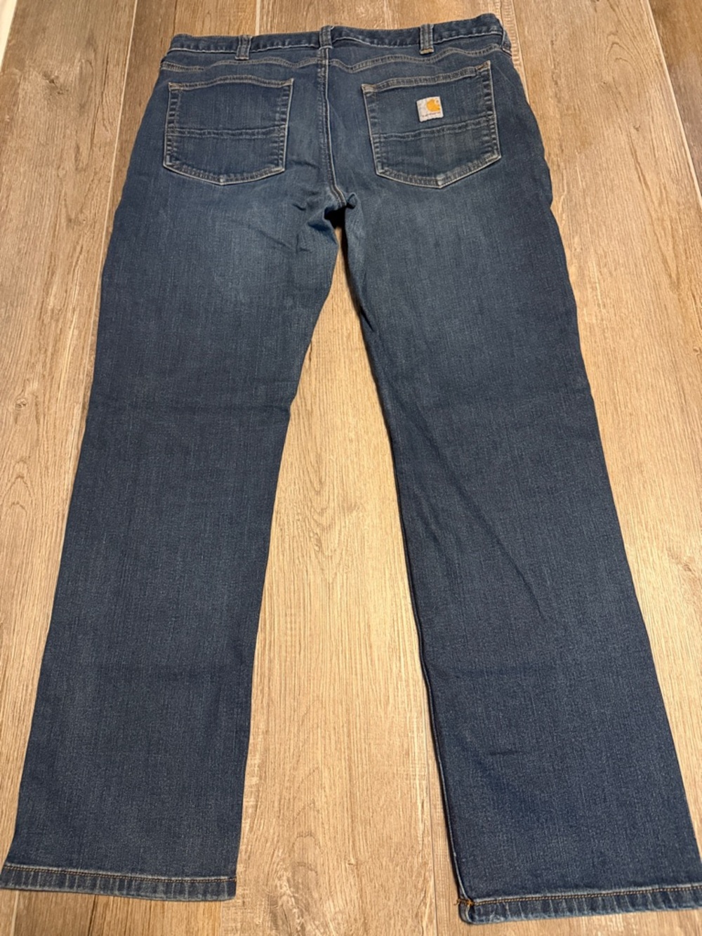 Carhartt Relaxed Fit Men's Straight Leg Jeans in Dark Indigo